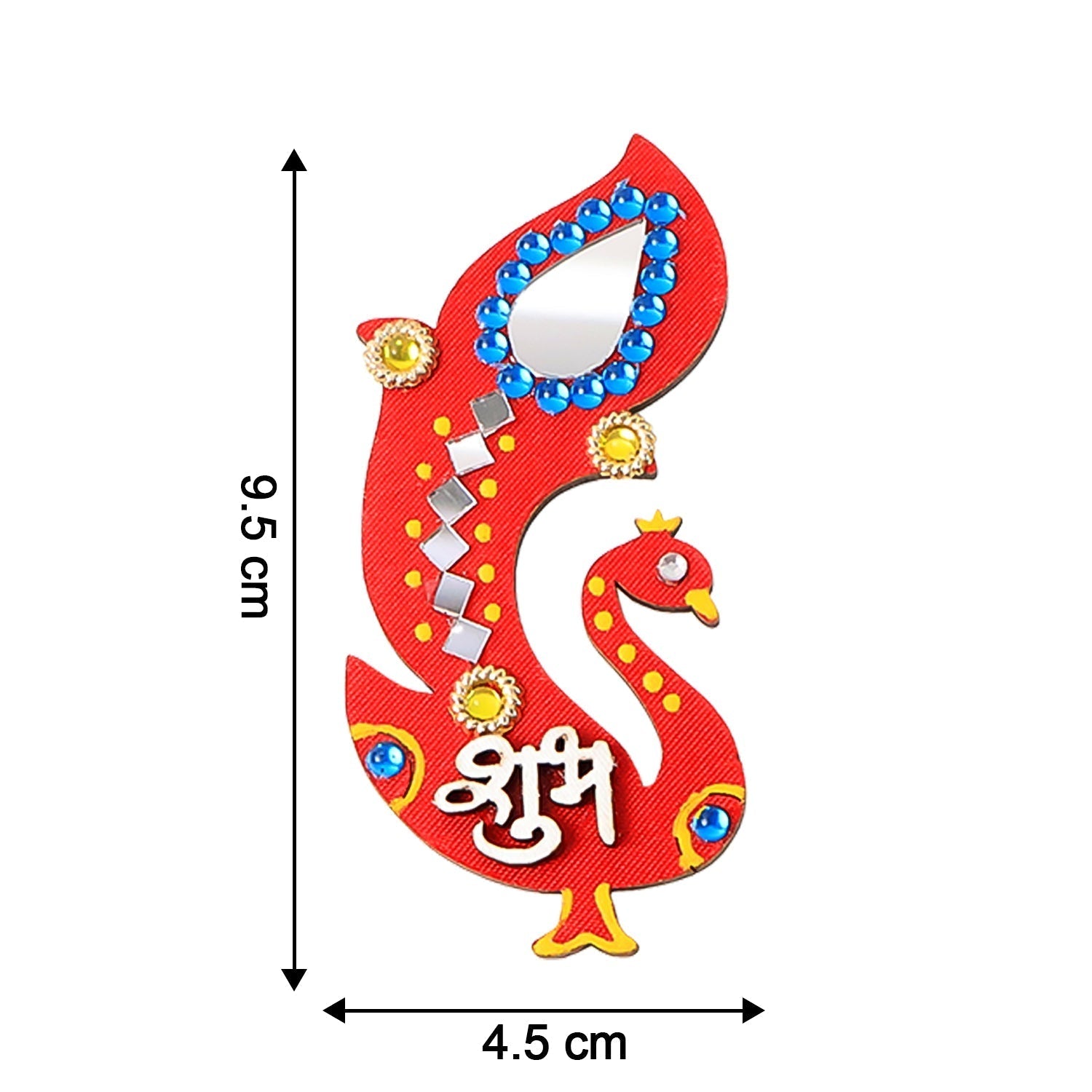 Decorative Wooden Shubh Labh Wall Hanging (2 Pc) signaturekarts