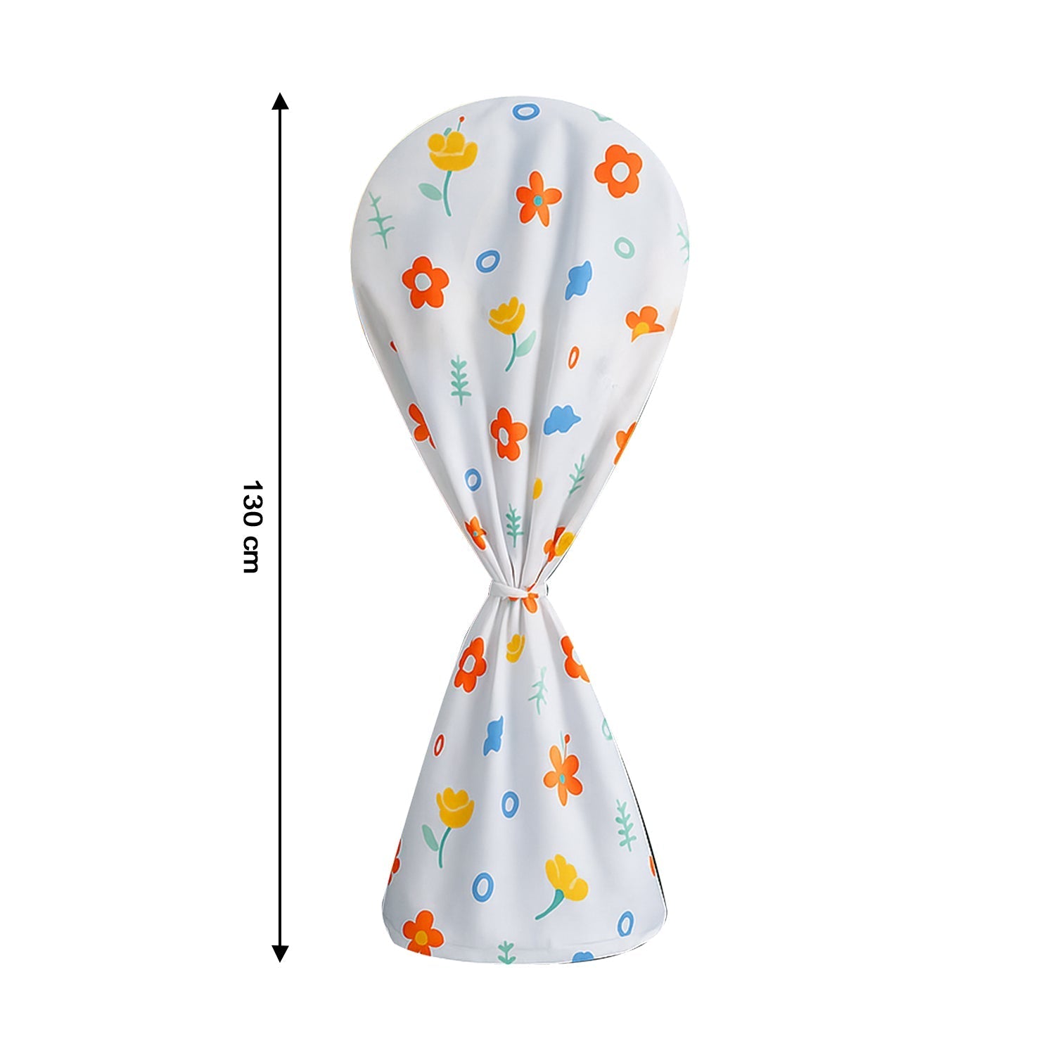 Flower-Printed Fan Cover - 1 Pc, 130x26 Cm The Morsignaturekarts