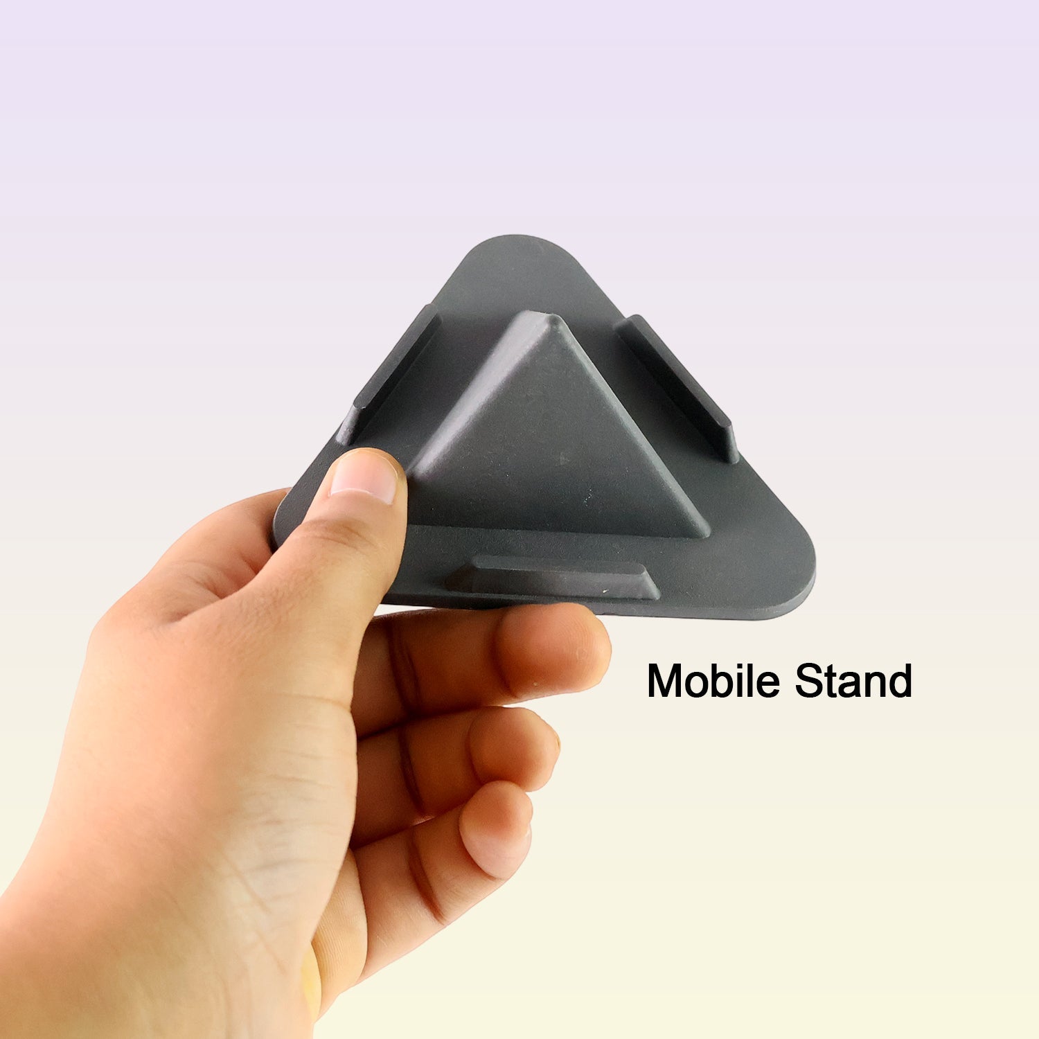 Pyramid Grey Mobile Stand with 3 Different Inclined Angles Signature Kart