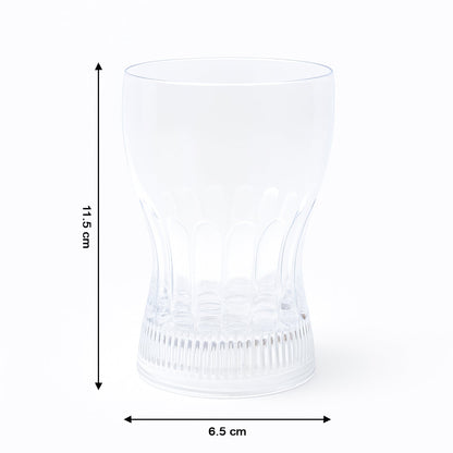 Plastic Fancy LED Light Glass 200 ML (1 Pc) signaturekarts