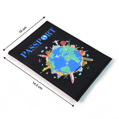 Stylish Printed Passport Holder Cover (1 Pc) signaturekarts