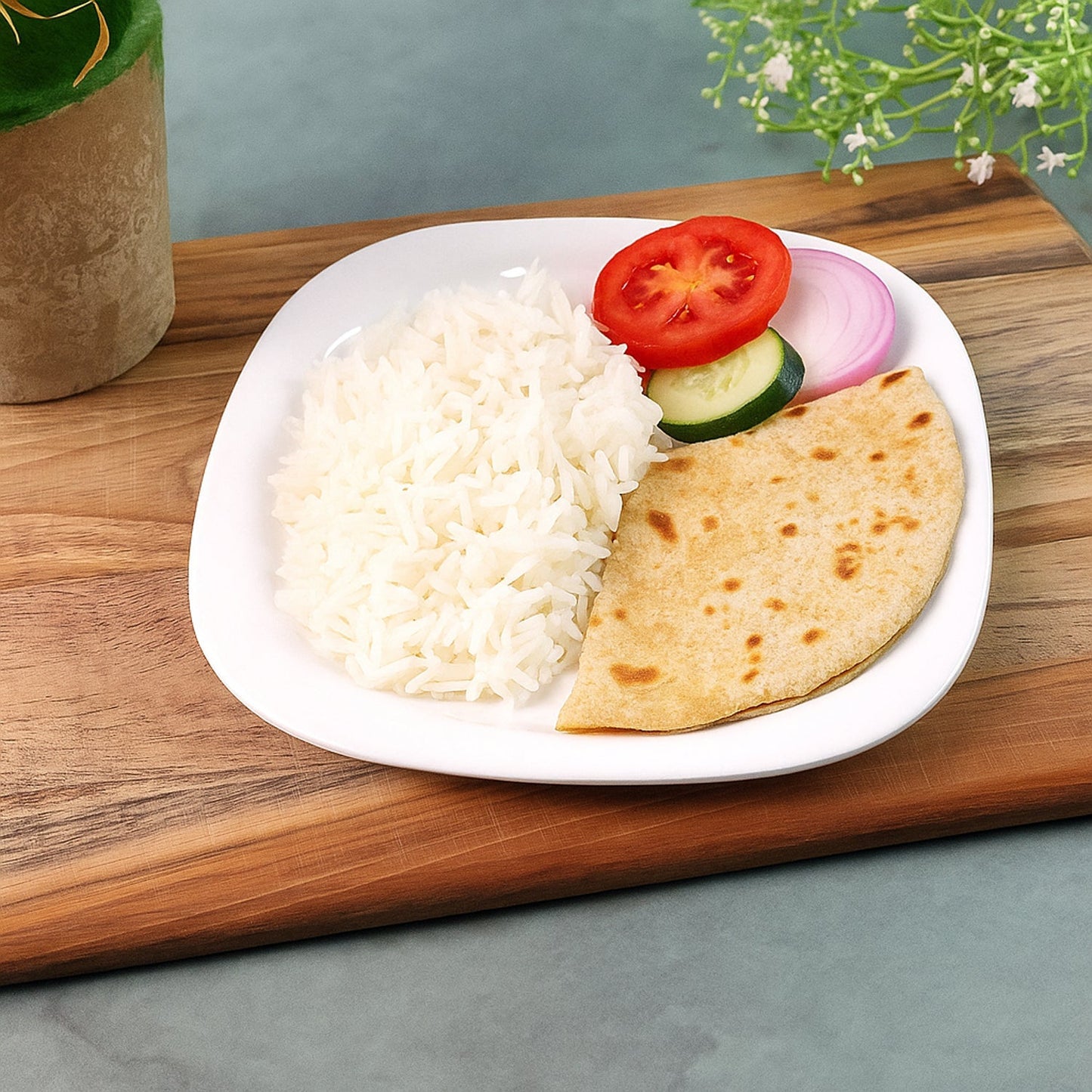 Premium Square Dinner Plate (28 cm / 1 Pc) signaturekarts