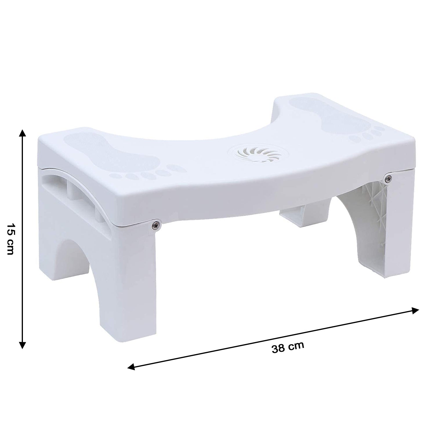 Plastic Non-Slip Folding Toilet Squat Stool Your Brand