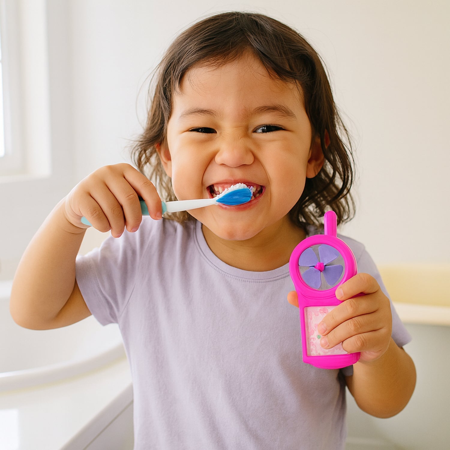 Kids Toothbrush and Fan Toy Set The Morsignaturekarts