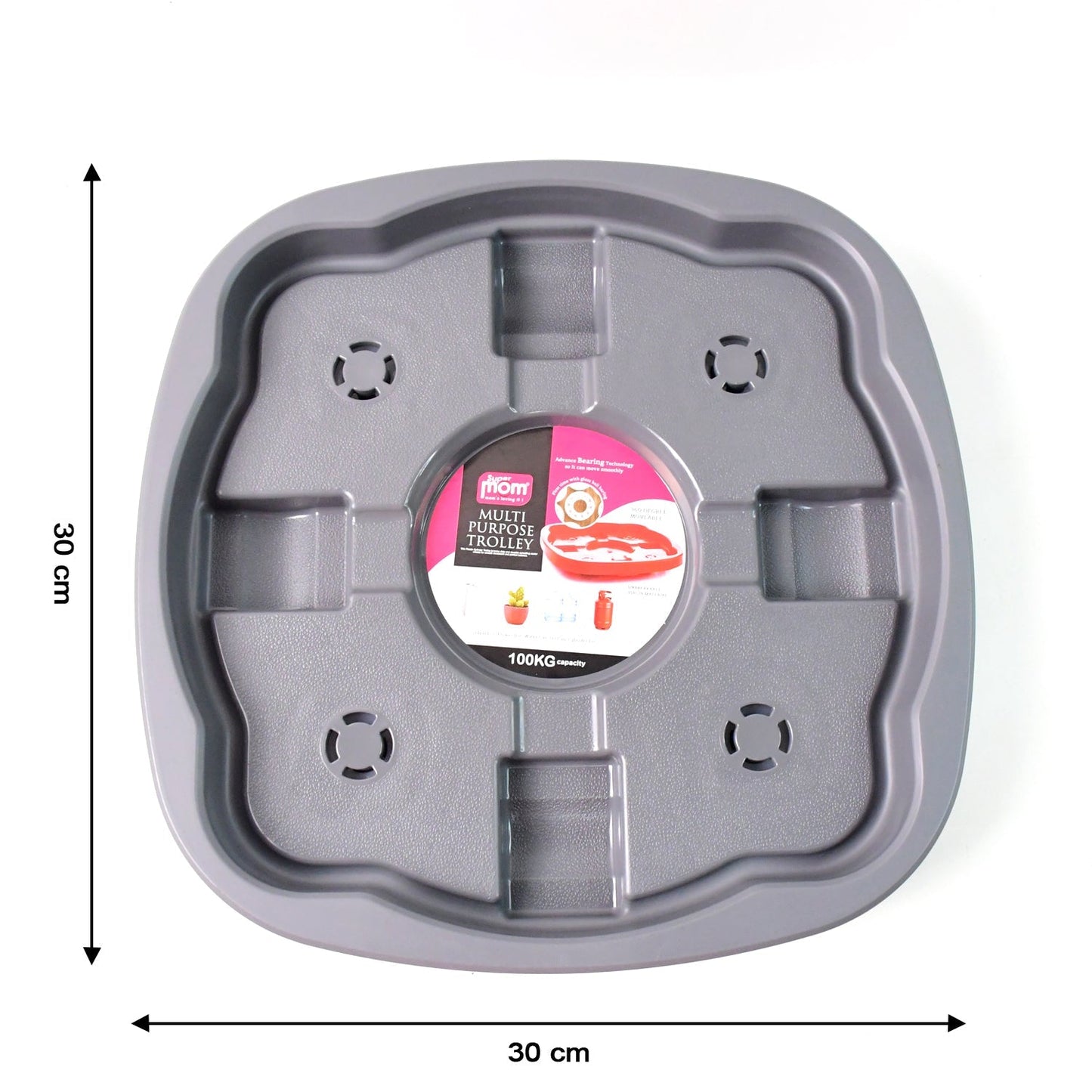 Supermom Plastic Multi Purpose Heavy Duty Gas Cylinder Trolley signaturekarts