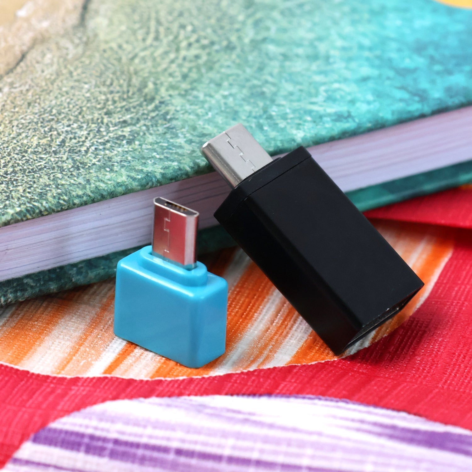USB Micro & Type-C  to USB-A OTG Adapter - (2 Pc / Set) signaturekarts