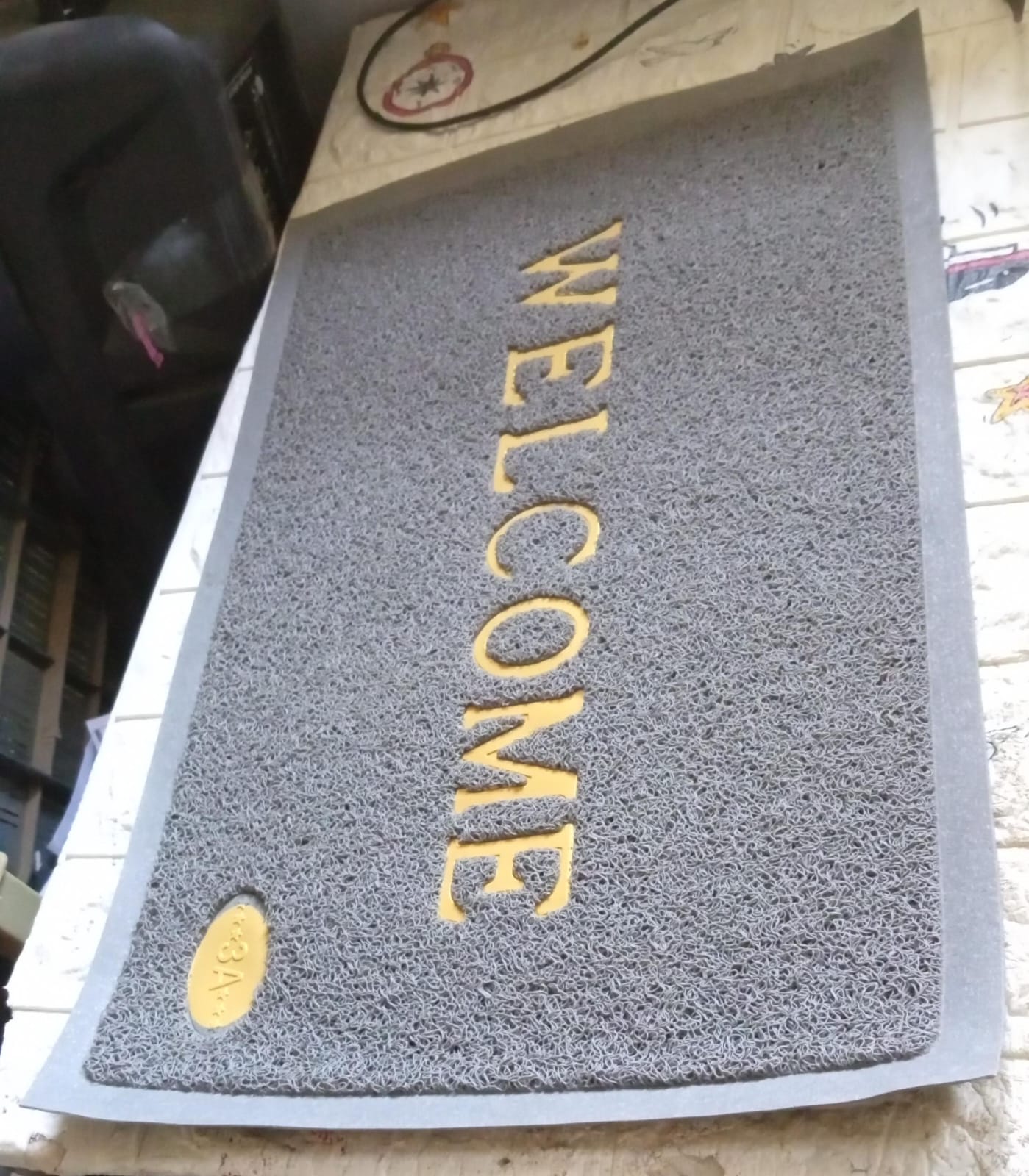 Welcome Door Mat for Home Entrance Outdoor Mat   For Bedroom, Living Room (23x15 Inch) signaturekarts
