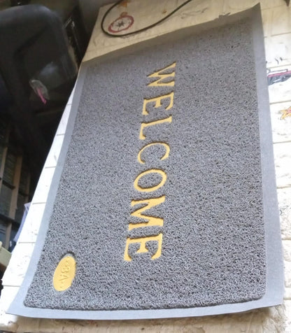 Welcome Door Mat for Home Entrance Outdoor Mat   For Bedroom, Living Room (23x15 Inch) signaturekarts