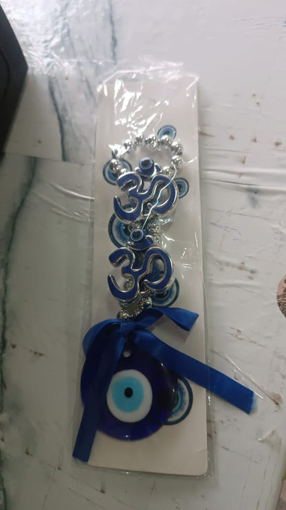 Decorative Double OM Symbol Evil Eye Hanging (1 Pc) Signature Kart