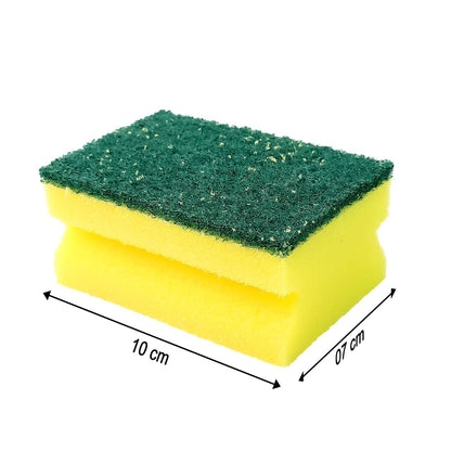 Scrub Sponge 2 in 1 PAD for Kitchen, Sink, Bathroom Cleaning Scrubber (3 Pc) Signature Kart
