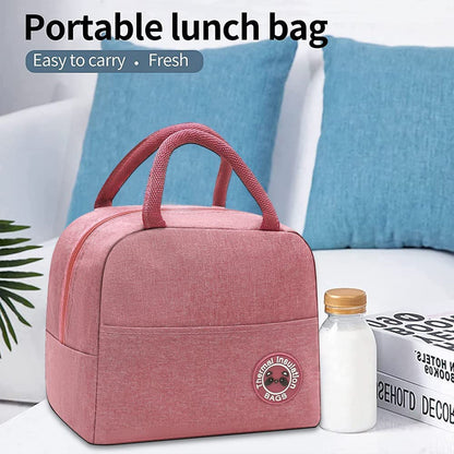 Lunch Box Bag for Women Adult Men, Small Leakproof Cute Lunch Boxes for Work Office Picnic or Travel