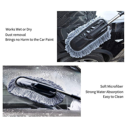 Car Duster, Long Retractable / Soft / Non-Slip / Handle Signature Kart