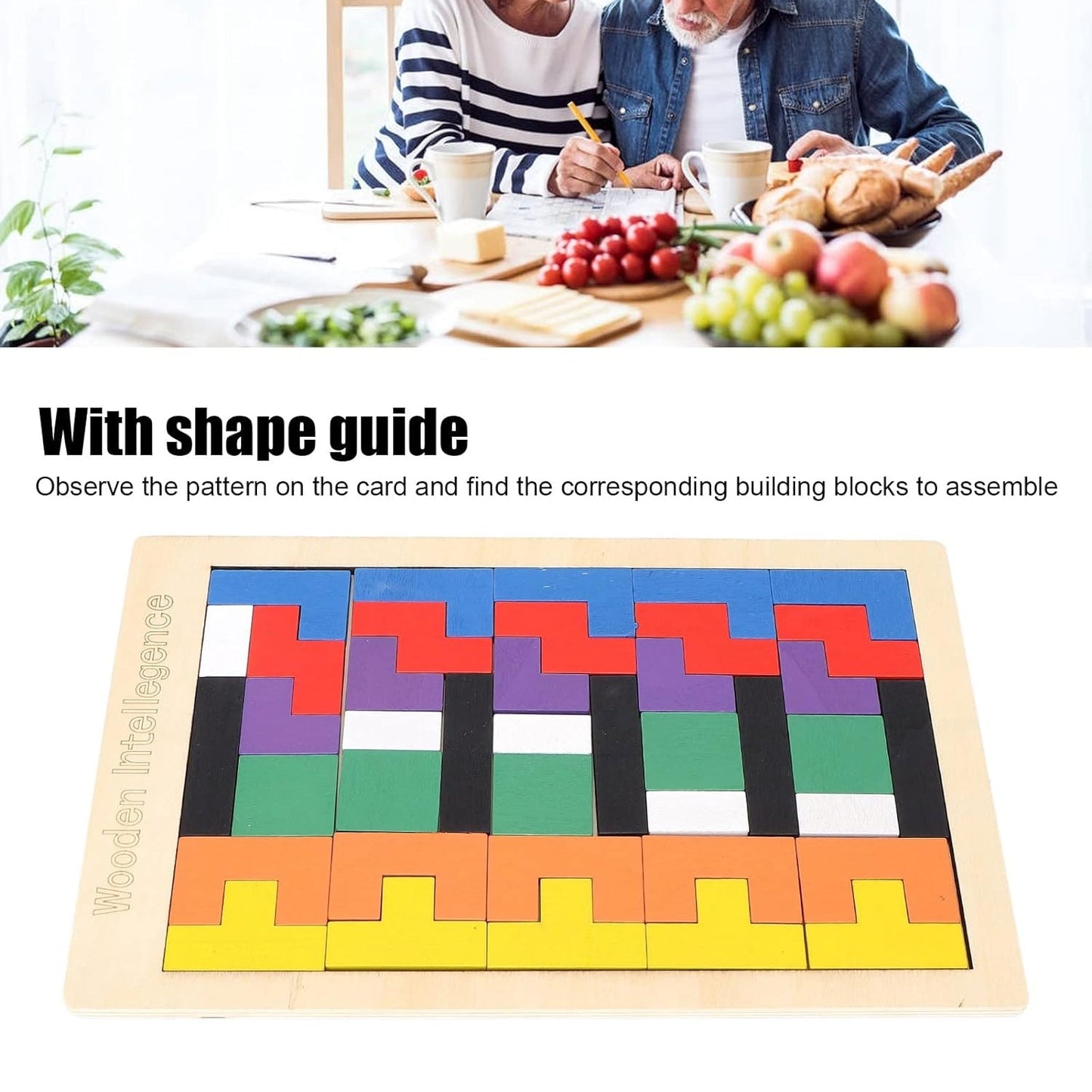 Wooden Blocks Puzzle Children's Educational Toys signaturekarts