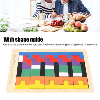 Wooden Blocks Puzzle Children's Educational Toys signaturekarts
