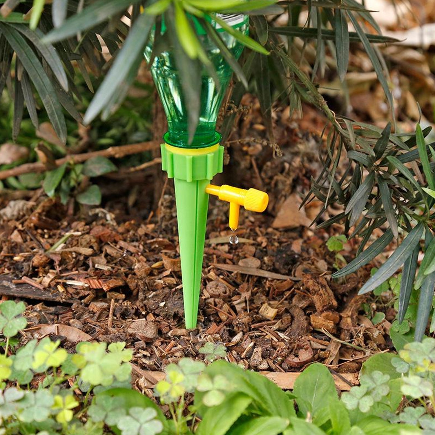 Adjustable Plant Watering Spikes with Slow Release Valve signaturekarts