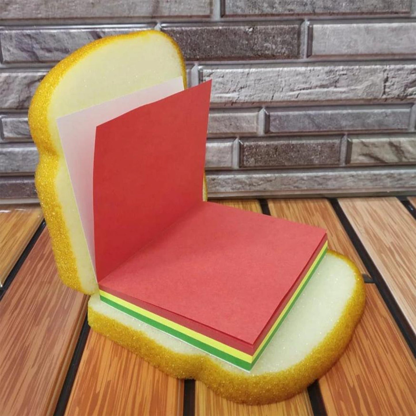 Sandwich Shaped Note / Sticky Notes / Memo Notes, Unique Mini Notes (Multicolor) Signaturekarts