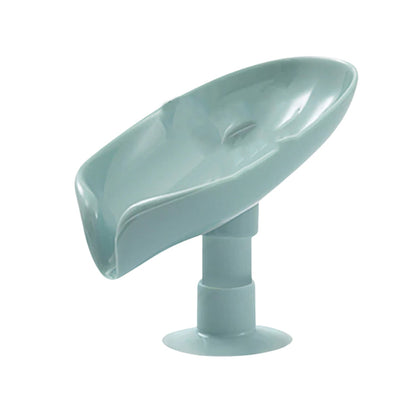 Self Draining Soap Holder for Bathroom Leaf Shape Soap Tray Your Brand