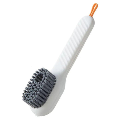 Multifunctional Scrubbing Brush with Liquid / Soap Dispenser, Cleaning Brush with Liquid / Soap Dispenser, Shoe Brush for Cleaning, Cloth Cleaning Brush with Handle Liquid Shoe Brush For Shoe Clothes (1 Pc) signaturekarts