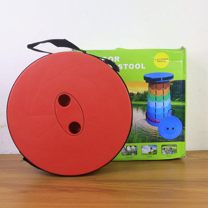 Adjustable Portable Telescopic Folding Stool (1 Pc) signaturekarts