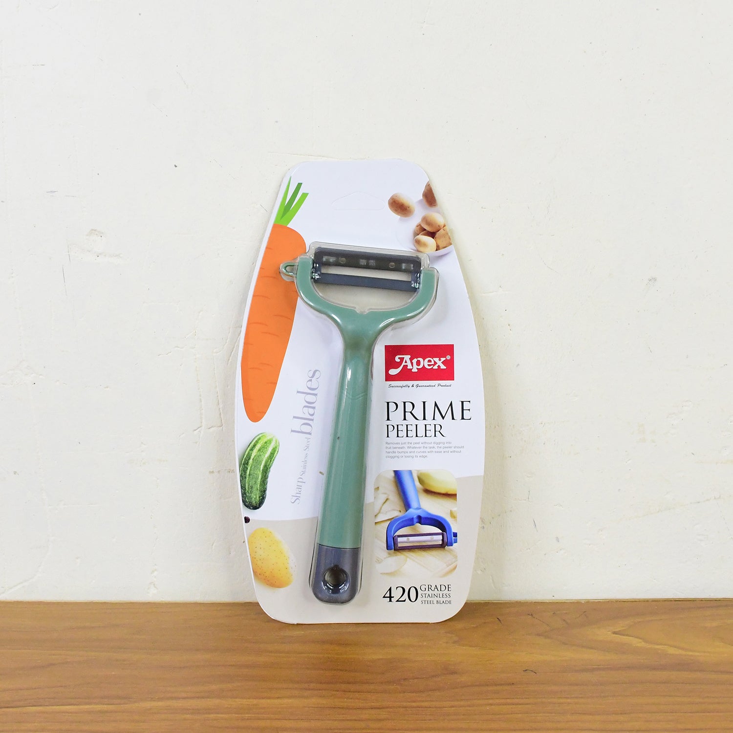 Apex Premium Ergonomic Vegetable Fruit Peeler (1 Pc) signaturekarts