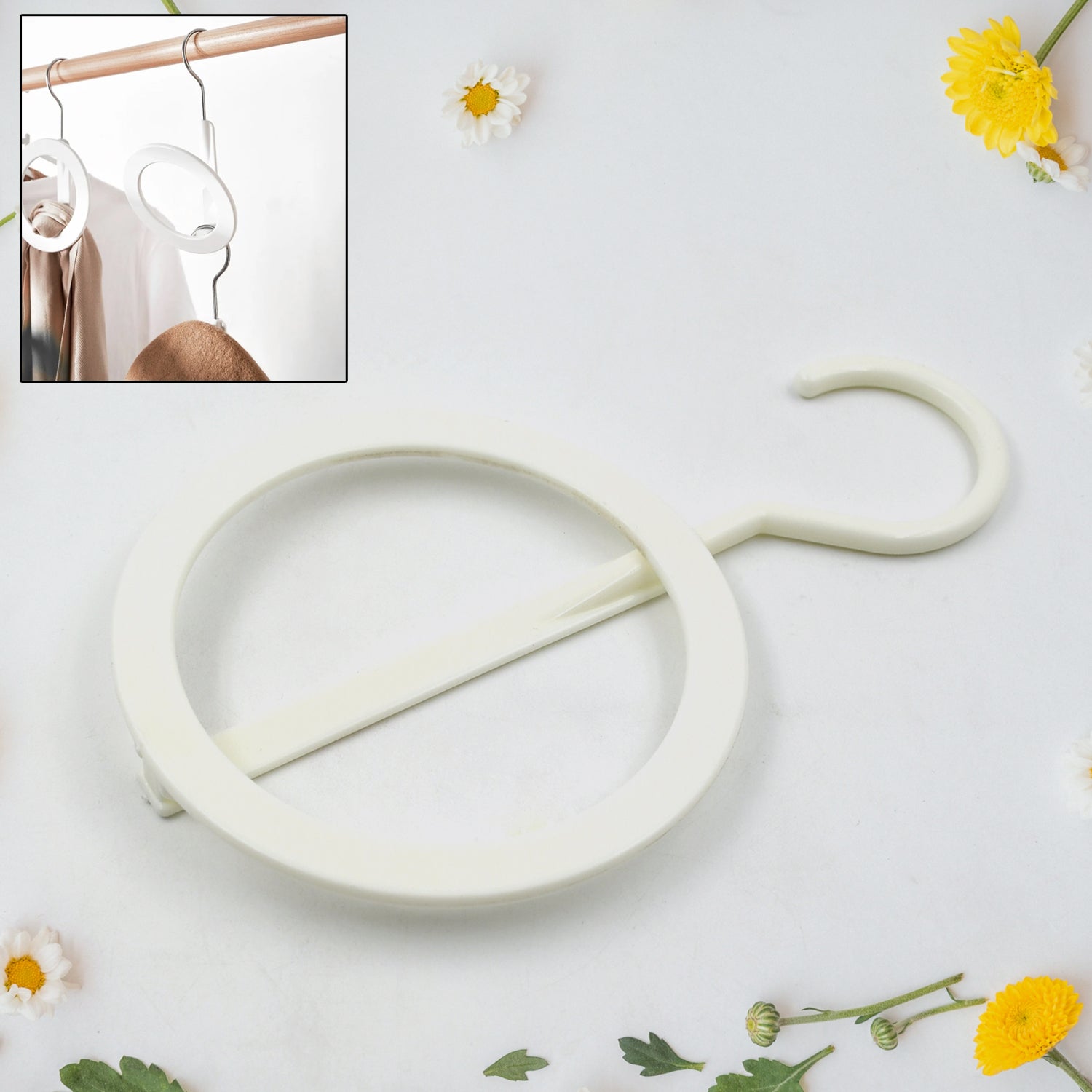 Plastic Circle Hanger for Hats, Towels & Bags (1 Pc) signaturekarts