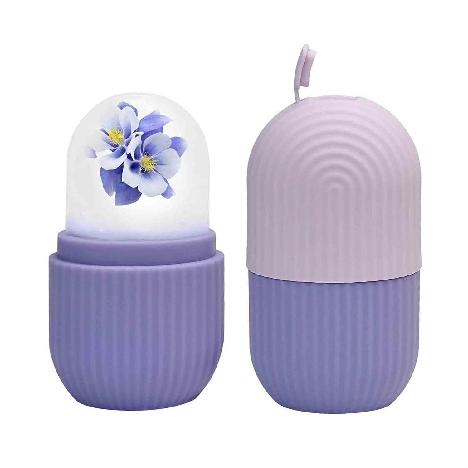 Beauty Ice Roller for Face & Eye Massage (Reusable, Purple / Without Box) signaturekarts