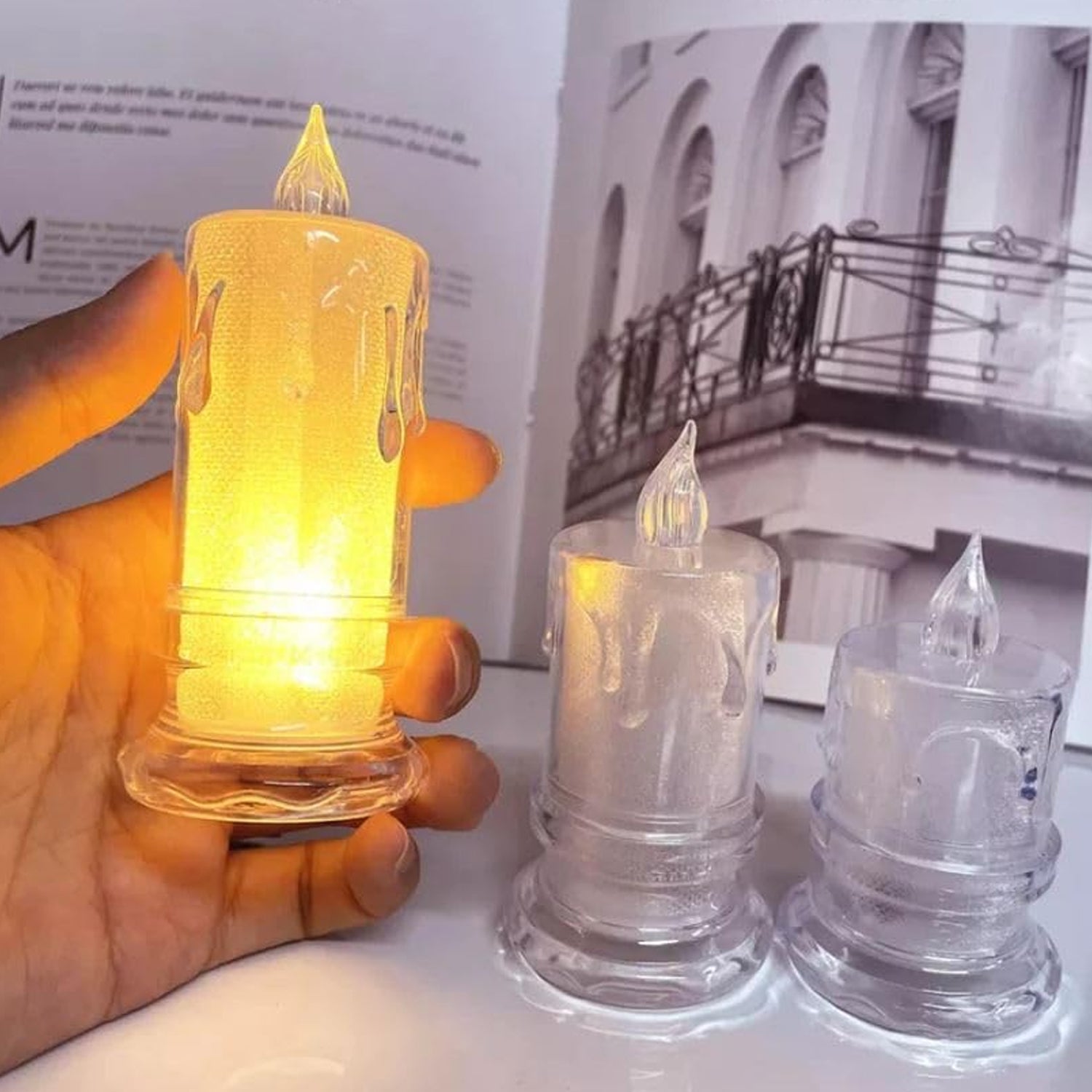 LED Tea Light Candle for Christmas, Festival, Candles, Diwali (1 Pc) Signaturekarts