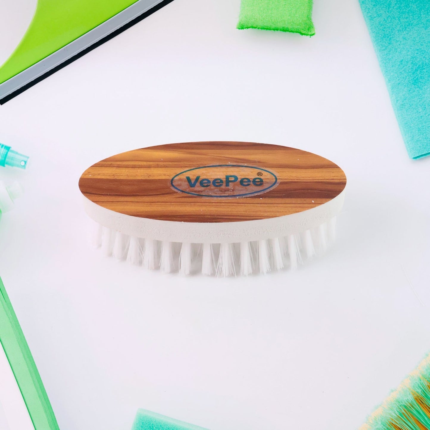 VeePee Oval Cloth Washing Brush Set (4 Pc) Signature Kart