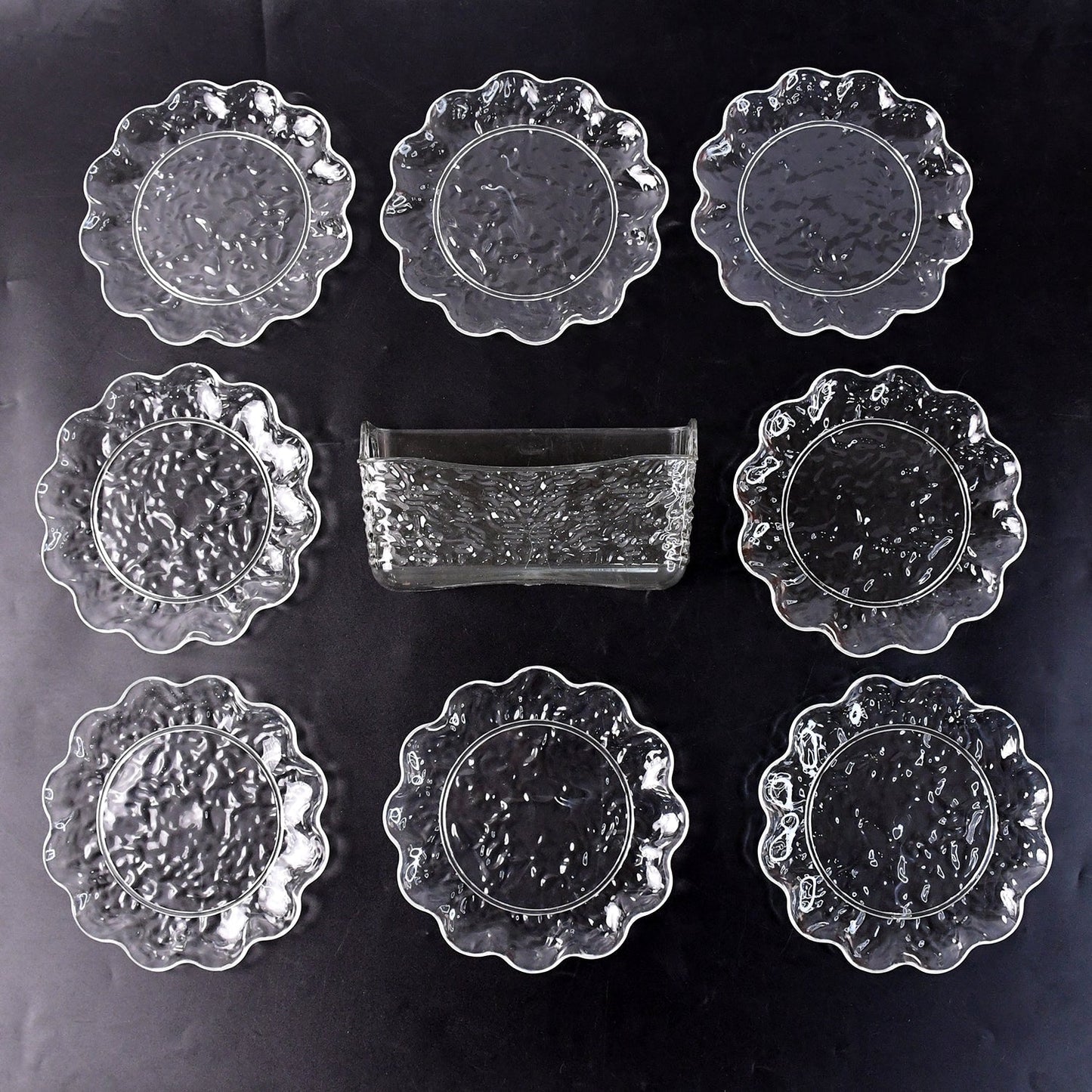 9 in 1 Plastic Bowl With Serving Tray / Plates Set Signature kart