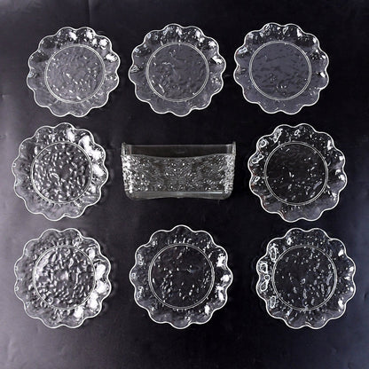 9 in 1 Plastic Bowl With Serving Tray / Plates Set Signature kart