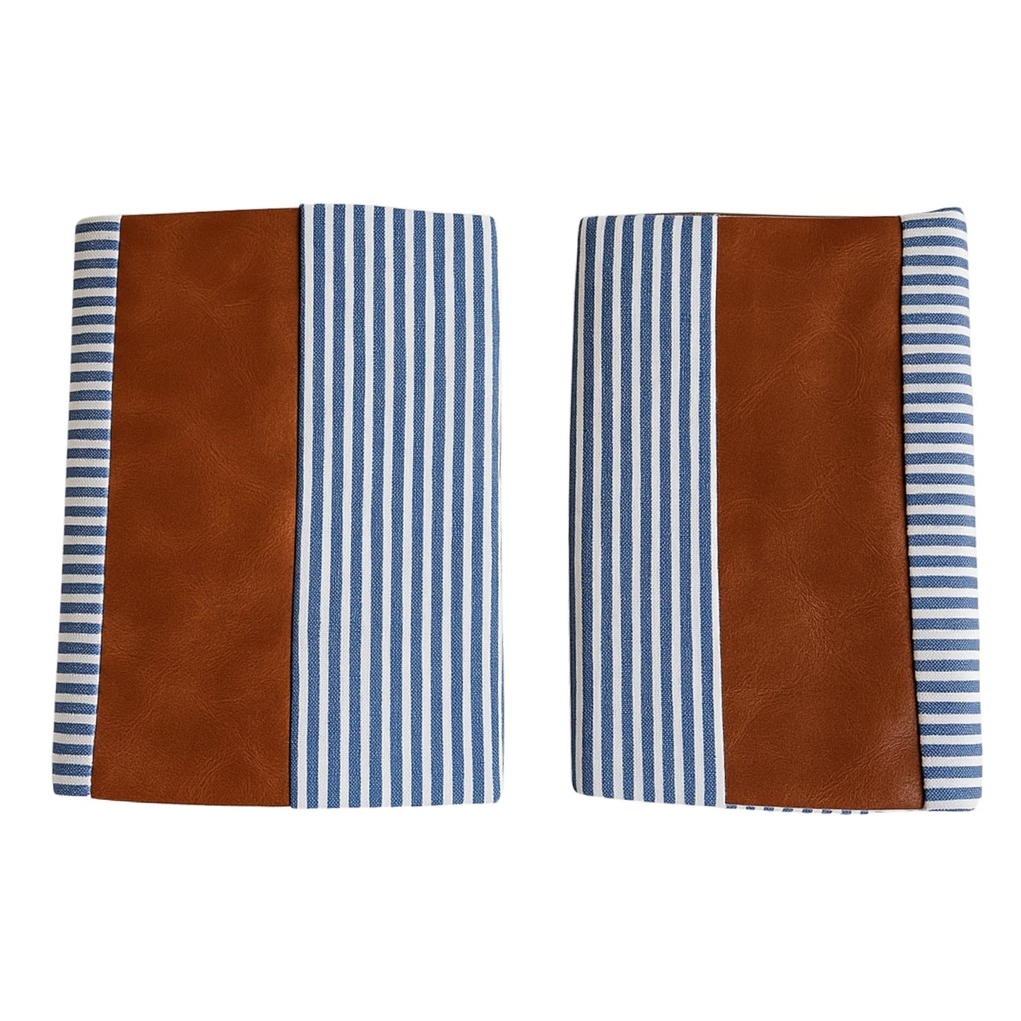 Pillow Covers, leather & cotton Cushion Covers (20 × 20 Inch / 1 Pair / 2 Pc) signaturekarts