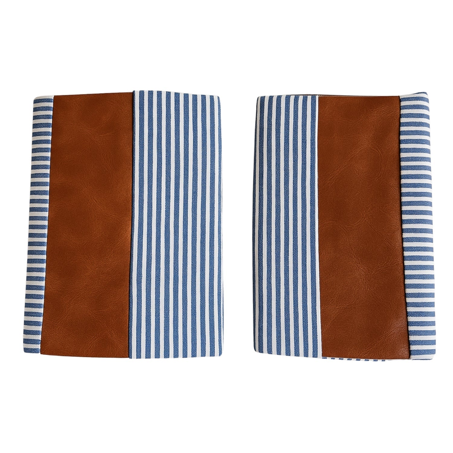 Pillow Covers, leather & cotton Cushion Covers (20 × 20 Inch / 1 Pair / 2 Pc) signaturekarts