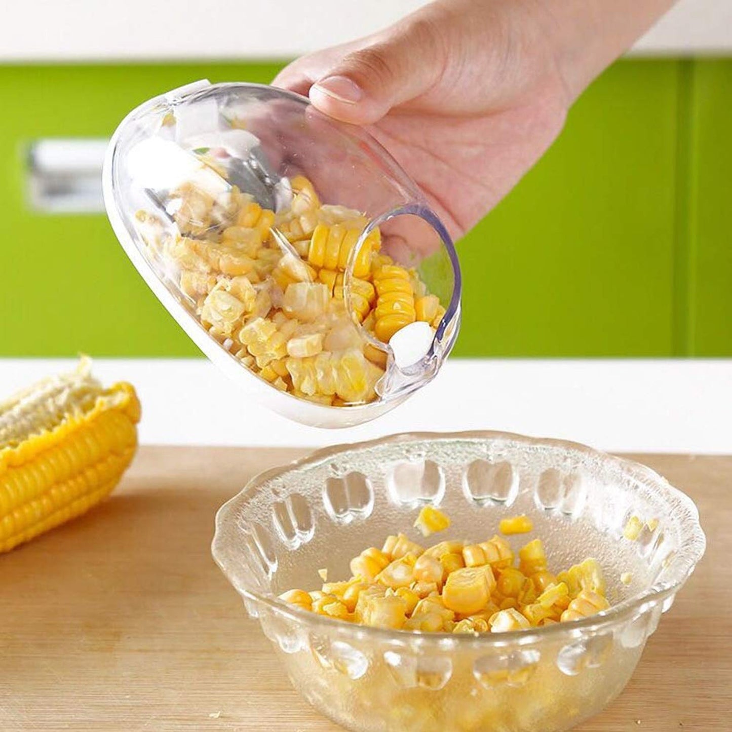 Magic Plastic with Steel Blades Corn Remover Kernel Stripper (1 Pc) Signaturekarts