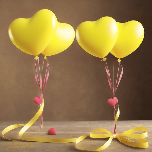 Heart shaped balloons Kinds of Rainbow Party Latex Balloons (20 Pcs Set) signaturekarts