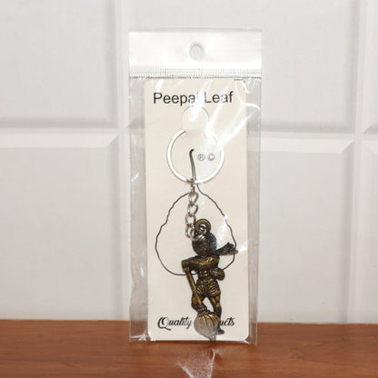 Elegant Lord Hanuman Metal Keychain (1 Pc) signaturekarts