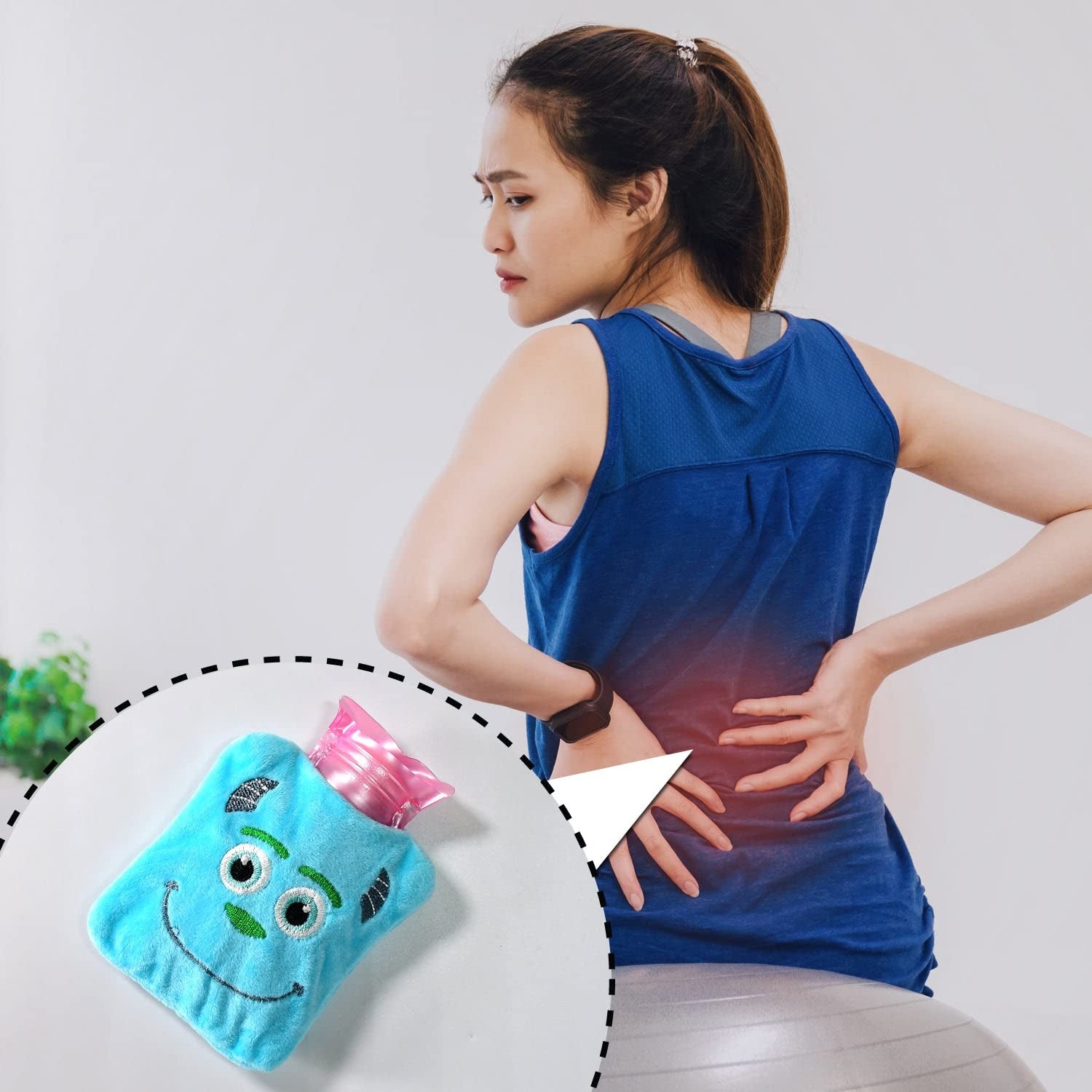 Small Hot Water Bag for Pain Relief (1 Pc / Mix Color) Signaturekarts