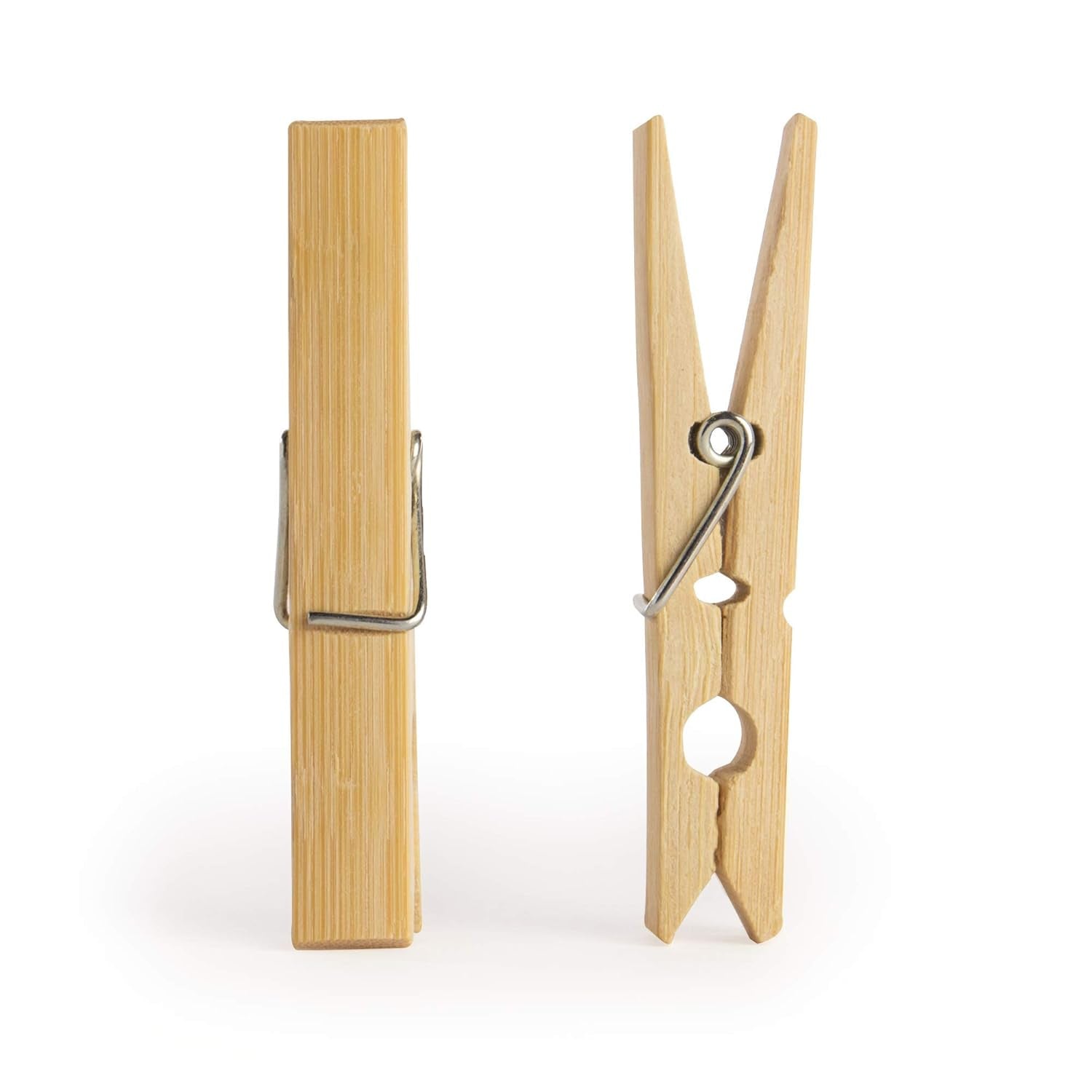 Heavy Duty Bamboo Wooden Cloth Clips / Pegs (10 Pcs Set) Signaturekarts