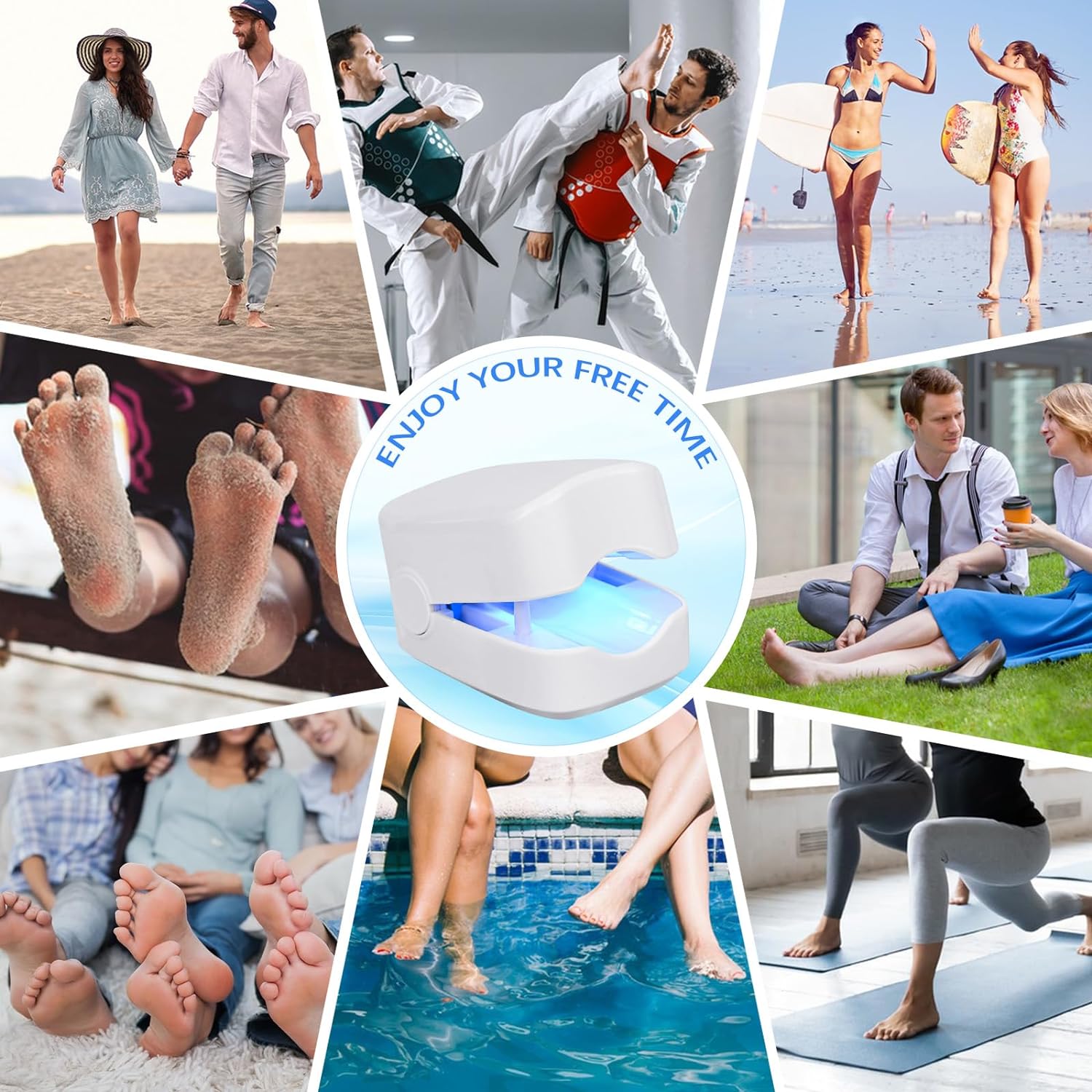 Rechargeable Nail Fungus Laser – Anti-Fungal Device Toenails, Hands & Feet (Home Use) signaturekarts
