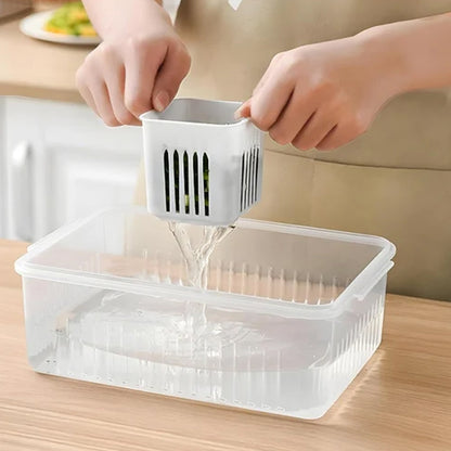 Fridge Storage Box – Freezer & Kitchen Organizer for Vegetables & Food (1 Pc) signaturekarts