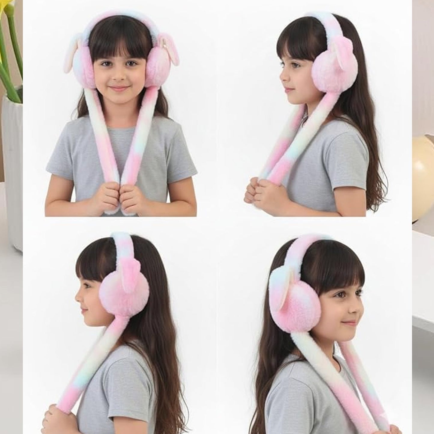 Soft Plush Winter Earmuffs for Kids (1 Pc) The Morsignaturekarts