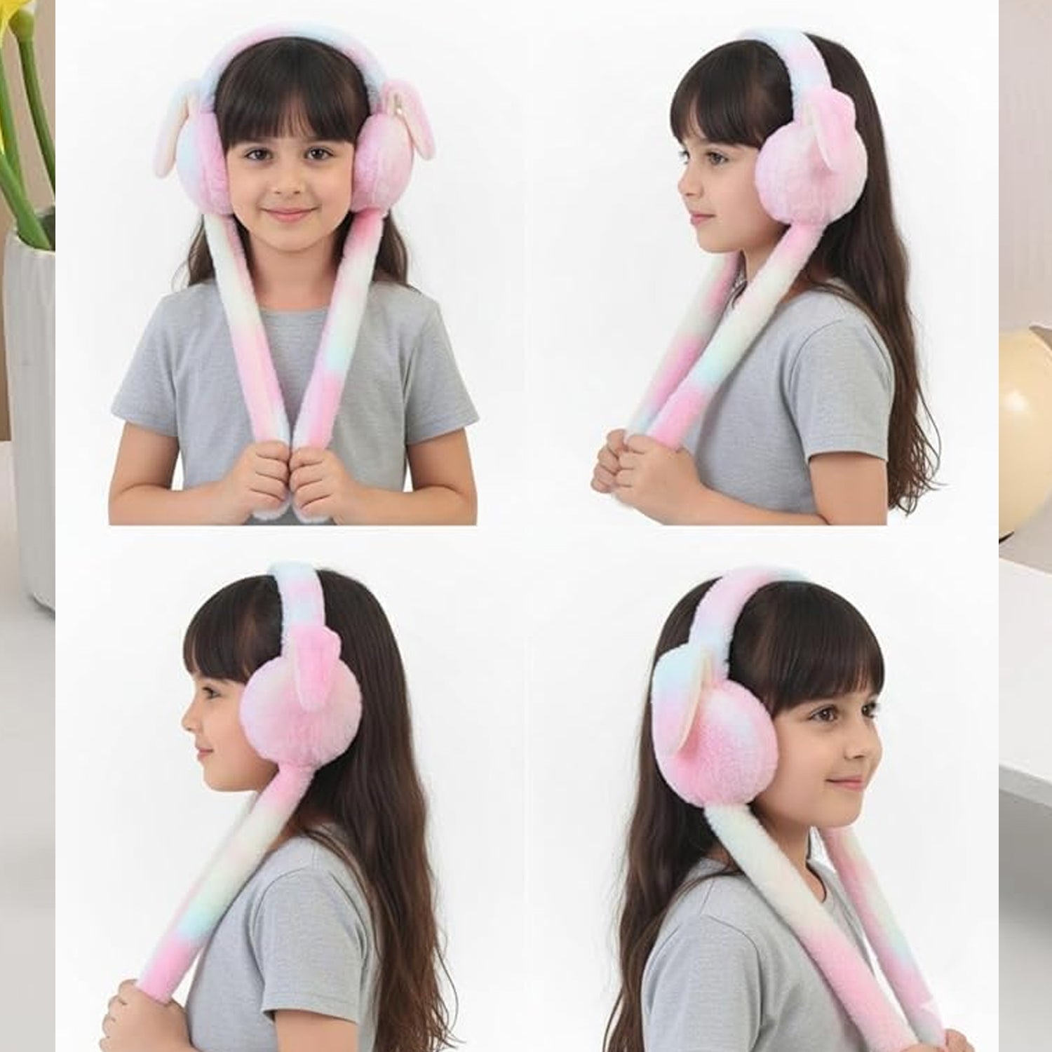 Soft Plush Winter Earmuffs for Kids (1 Pc) The Morsignaturekarts