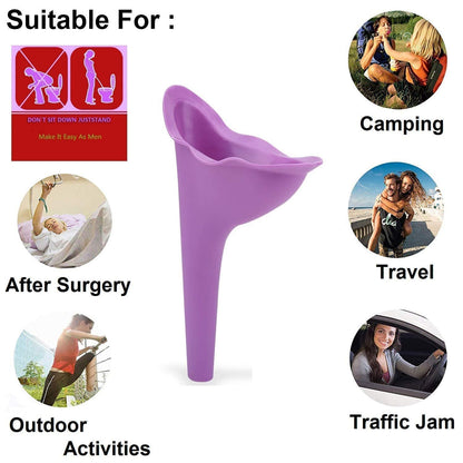 Stand And Pee Reusable Portable Urinal Funnel For Women Signature Kart