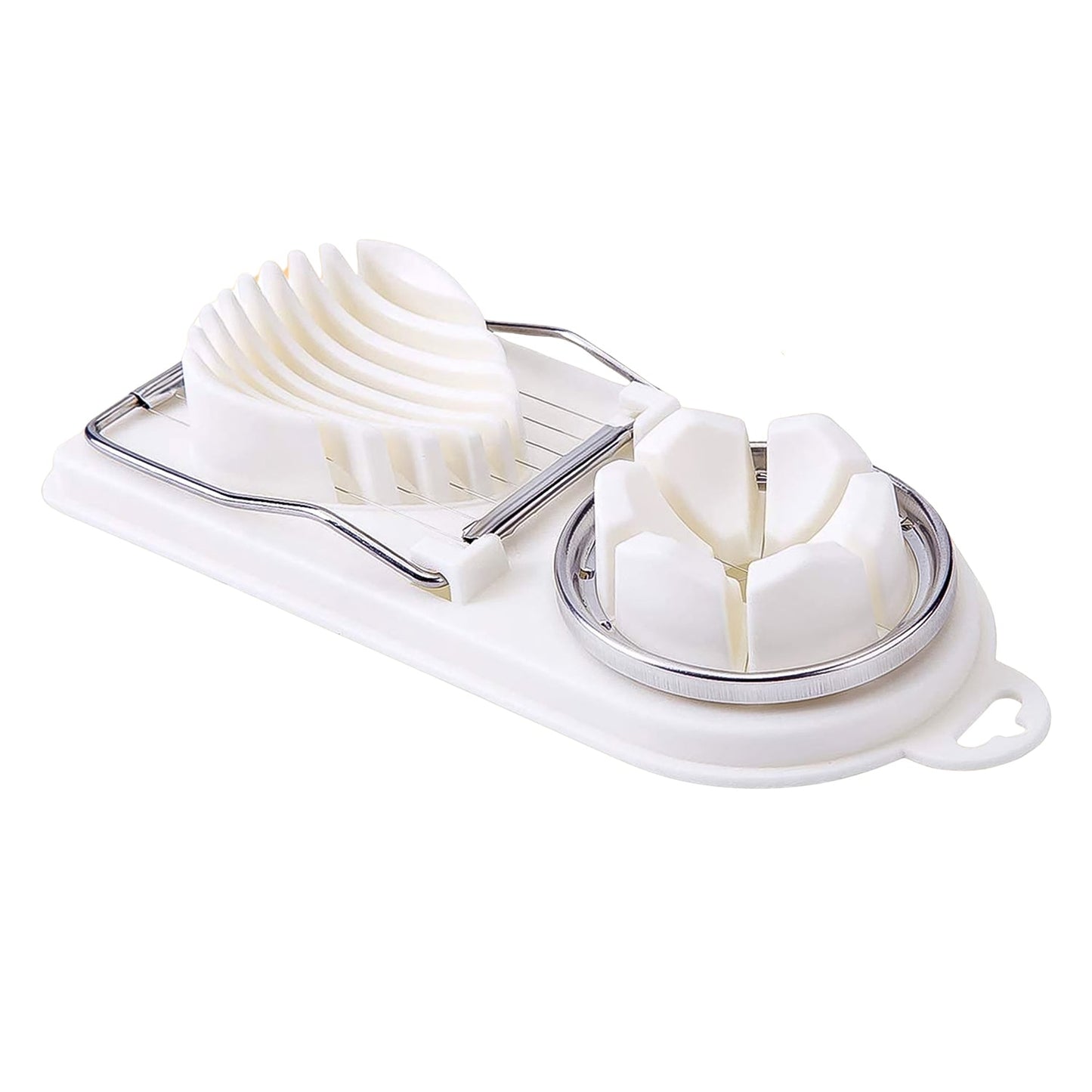 2 In 1 Egg Slicer, Egg Cutter For Hard Boiled Eggs Signaturekarts