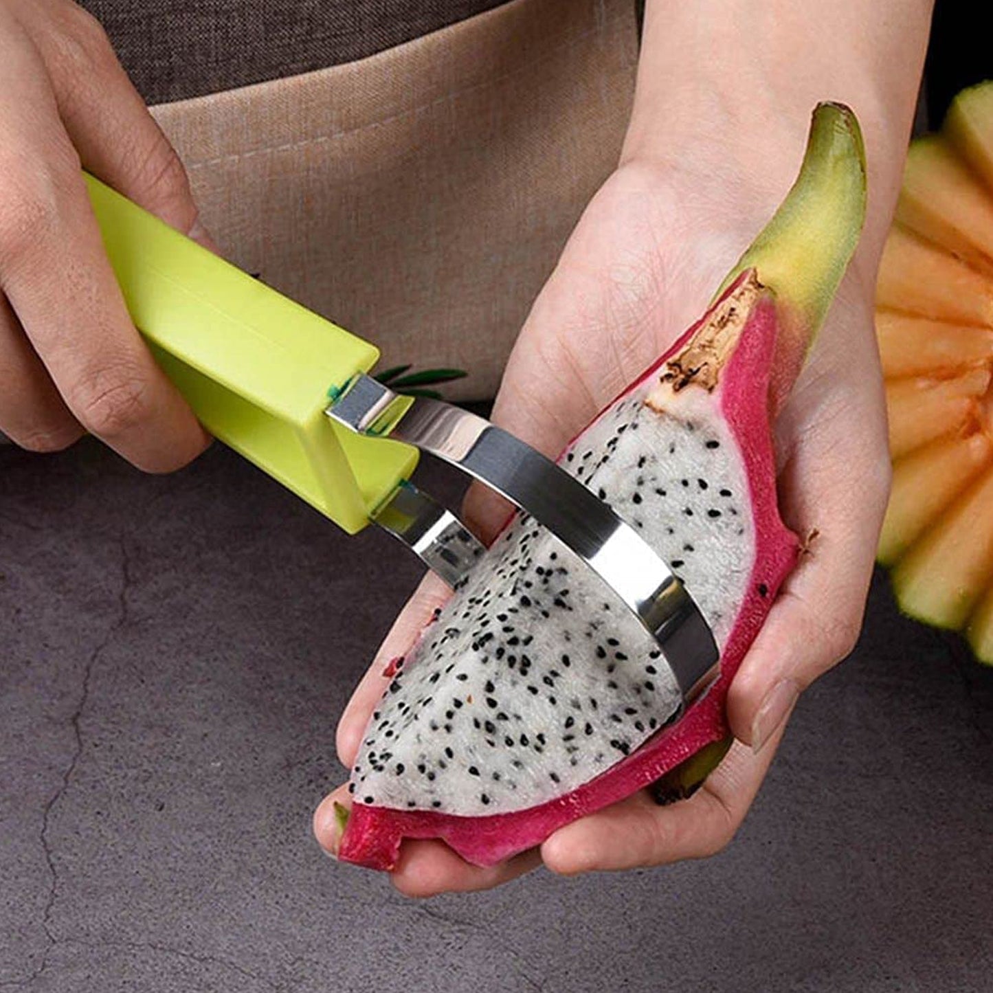 4-in-1 Stainless Steel Fruit Baller & Scooper Signaturekarts