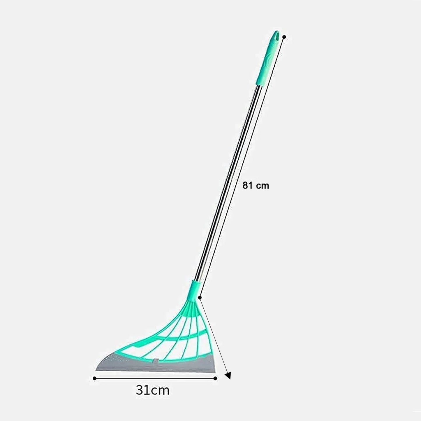 Durable Eco-Friendly Broom with Scraper Your Brand