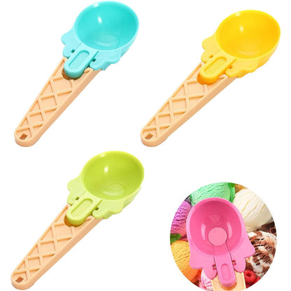 2-Piece Plastic Ice Cream & Watermelon Scooper with Trigger Dipper signaturekarts