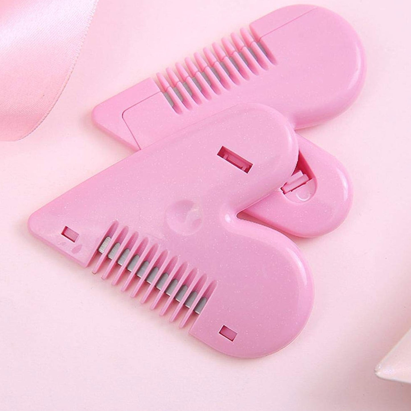 Heart Shape Plastic Hair Cutting Scissors (1 Pc / With Card Packing) Signaturekarts