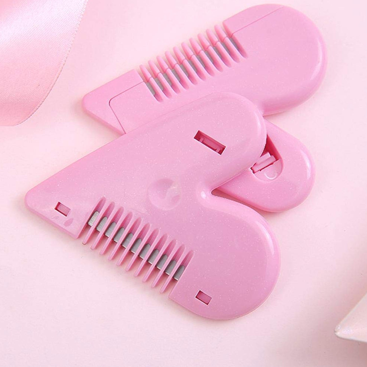 Heart Shape Plastic Hair Cutting Scissors (1 Pc / With Card Packing) Signaturekarts