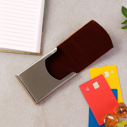 Premium Leather Finish Visiting Card Holder (1 Pc) The Morsignaturekarts