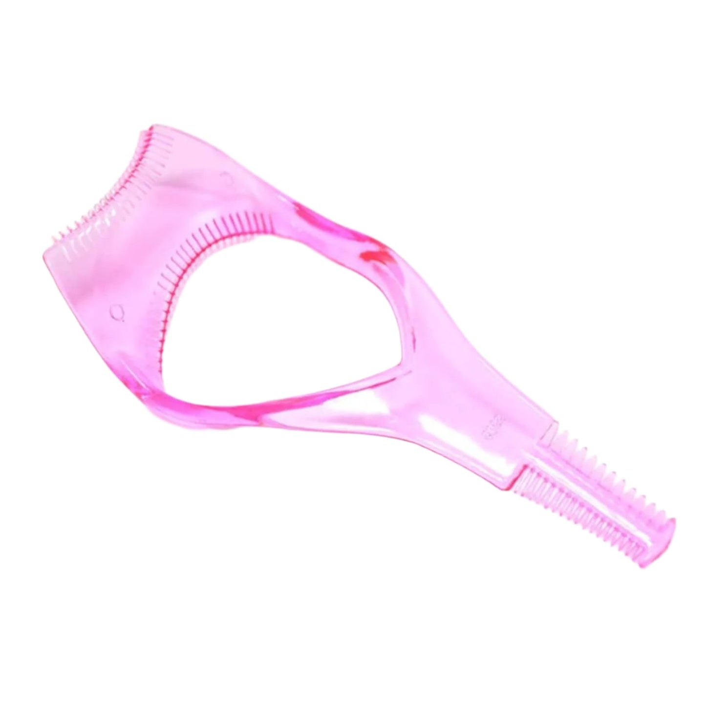 3-in-1 Plastic Eyelash Tool: Mascara Guide, Brush & Curler (1 Pc) signaturekarts